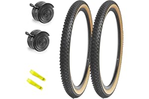 MAKELEN 2 Pack Mountain Bike Tire 20" 22" 24" 26" 27.5" 29" Strong Grip Compatible Replacement Bicycle Tire for MTB Mountain Bicycle