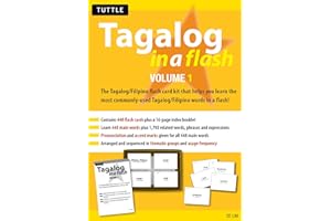 Tagalog in a Flash Kit Ebook Volume 1 (Tuttle Flash Cards)