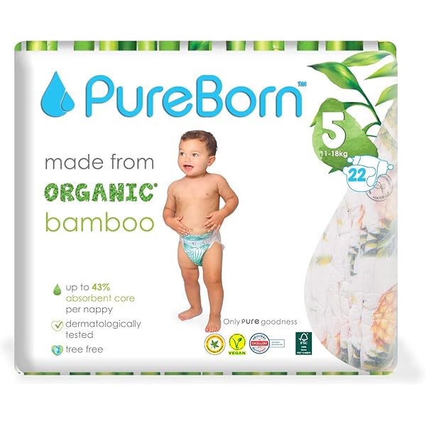 pureborn diapers size 5