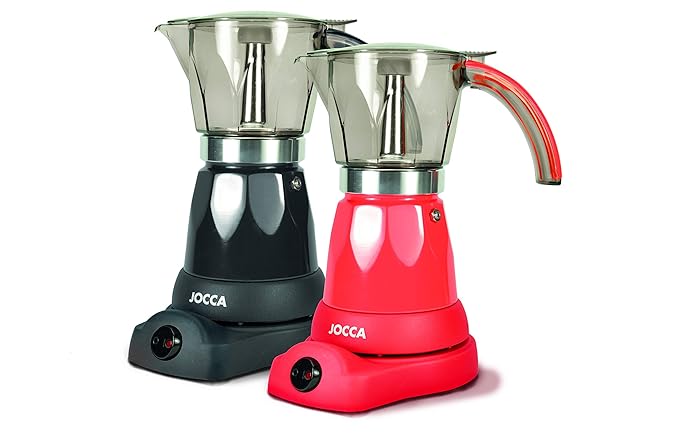 Jocca 5449N Cafetera Italiana Eléctrica, Negro: Amazon.es: Hogar