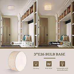 Vexagyle 13inch Semi Flush Mount Ceiling Light