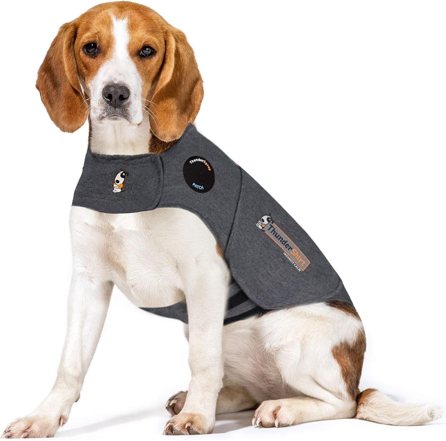Thundershirt Beruhigungsweste Hundemantel Fur Angstliche Hunde Grosse M Grau 99003 Amazon De Pet Supplies