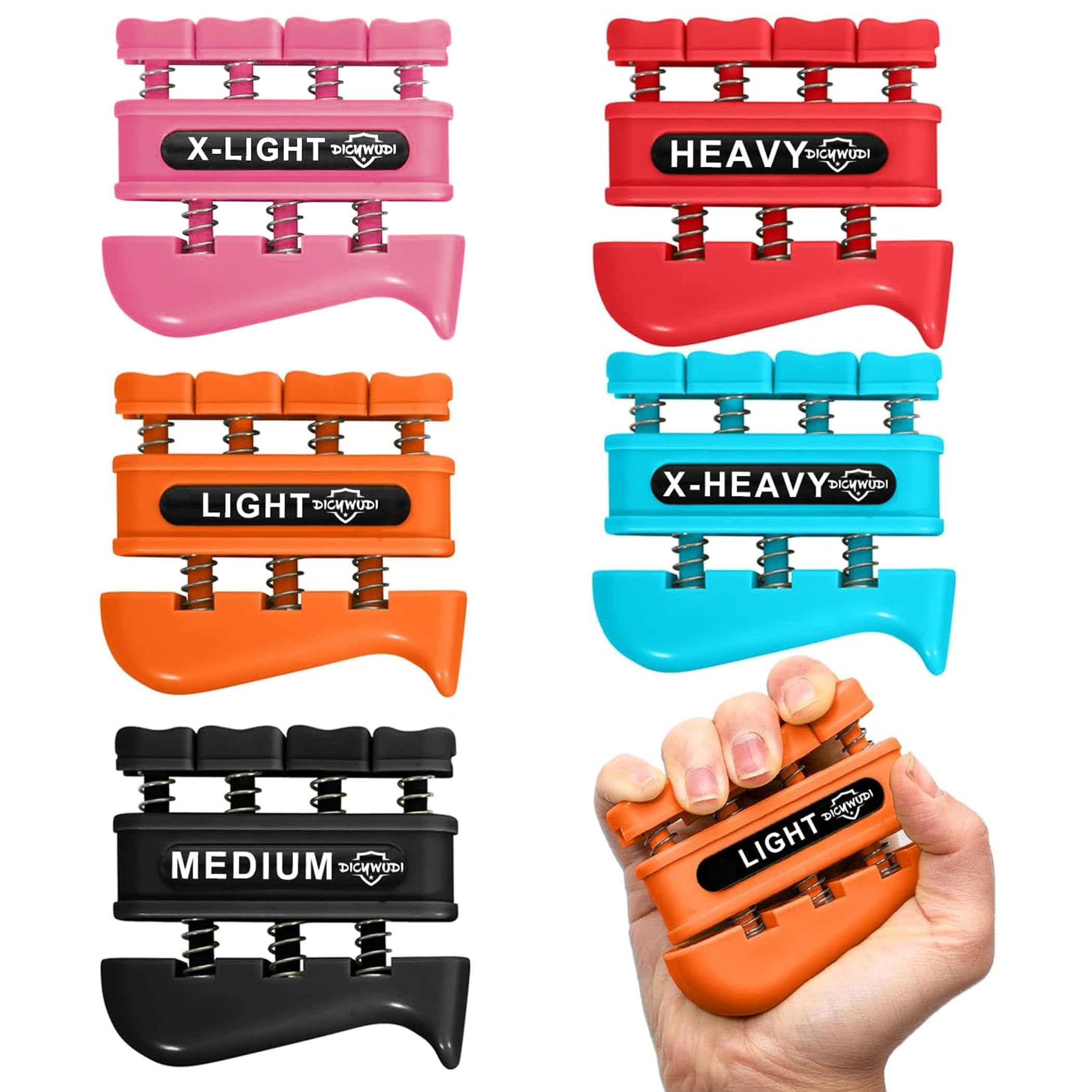 Photo 1 of DICYWUDI Grip Strength Trainer, Finger Strength Trainer for Grip Strength Training for Fingers, Wrists, and Hands for Home, Office, Gym, Climbing, Athletes, Musicians, and Therapy