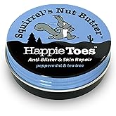 Squirrel's Nut Butter Happie Toes Tin | Blister Prevention & Foot Cream | Prevent Blisters and repair skin on dry or cracked heals, toes, ankles, and balls of foot | 2.0 oz