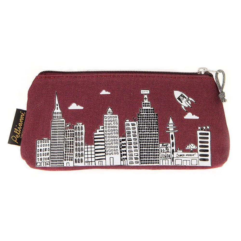 PELLIANNI - Bordeaux Pencil Case (Pa09028)
