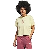 adidas Women's Jet Set Palms Graphic Cropped T-Shirt