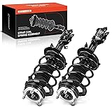 A-Premium Front Pair (2) Complete Strut and Coil