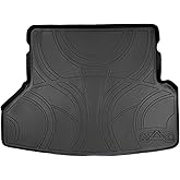 SMARTLINER All Weather Custom Fit Cargo Trunk Liner Floor Mat Behind 2nd Row for 2008-2013 Toyota Highlander