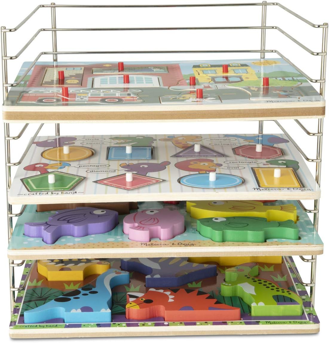 metal puzzle rack