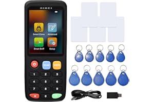 XIXEI X7 NFC RFID Card Copier Reader Writer Duplicator for Multi Frequency Smart Programming (5 Rewritable Cards, 5 UID Keyfo