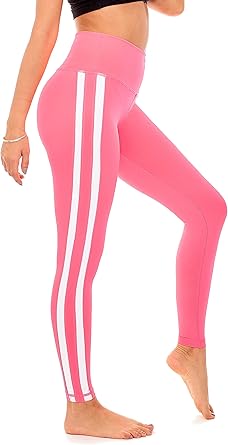 striped active leggings
