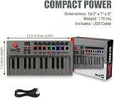 RockJam 25-Key Rechargeable USB MIDI Keyboard Controller with Pads & DAW view 7