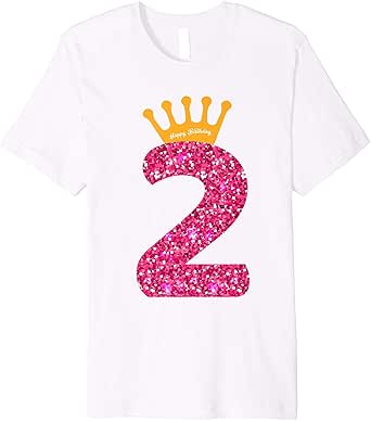 2 year old birthday girl shirt