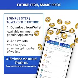 Crypto Wallet - Pack of 2 - Metal Design Card for
