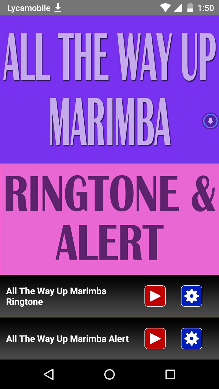 All The Way Up Marimba Ringtone and for Android