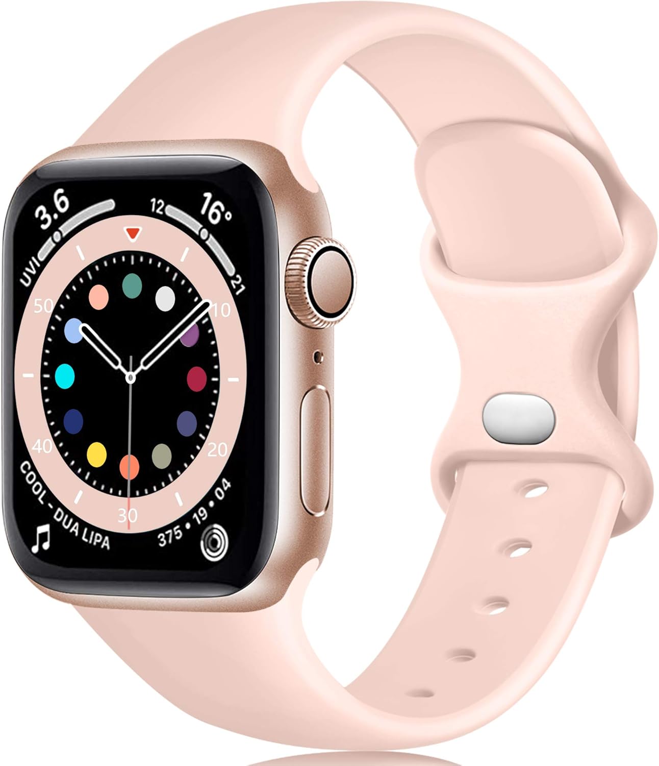 Epova Silicone Strap Compatible with Apple Watch Strap 44mm 42mm 45mm 46mm 49mm