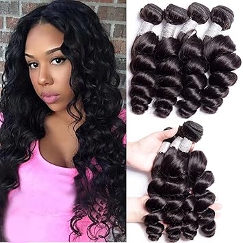 Amazon Com Maxine Malaysian Virgin Hair Loose Wave Hair Weave 4