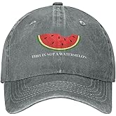 This is Not A Watermelon Hat Women Dad Hat Trendy Caps Gray