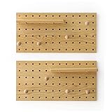 XAOMLP Wooden Pegboard Modular Display Organization