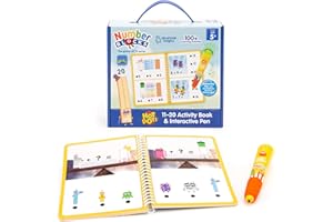 Educational Insights Hot Dots Numberblocks Workbook Numbers 11-20 with Interactive Pen, 60+ Activities, Gift for Kids Ages 5+