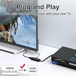 Dingsun Component to HDMI Converter, YPbPr/RGB+R/L
