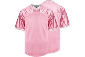 JKNAKN Blank Football Jerseys Mesh Athletic Football Shirt Practice Sports Uniform Black White Jersey