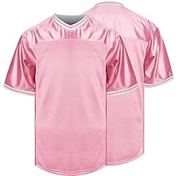 Blank Football Jerseys Mesh Athletic Football Shirt