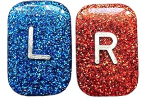 ALISHA GOES CRAFTY X-Ray Markers, Small Rectangle, Glitter, Generic, NO INITIALS