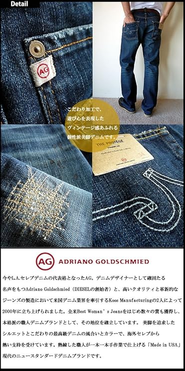 Amazon Ag Jeans エージージーンズ The Protage Straight Denim ストレートデニム ネイビー メンズ W30 ジーンズ 通販