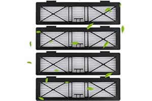 Rebirthcare 4 pcs filters for Neato Botvac Connected Series D3 D7 D4 D5 D6 D70 D75 D80 D85 robot vacuum cleaner replacement filters