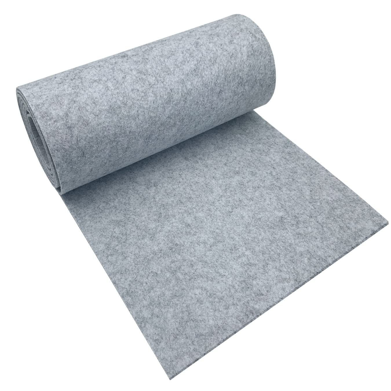 aufodara Felt Fabric Roll 30cm x 250cm, 3mm Thick Craft Fabric for Felt Table Mats Bag DIY Craft Patchwork Sewing (Light Grey) — image 1