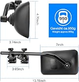 SUPAREE Caravan Towing Mirrors Pair Clip On Adjustable Extension Mirrors view 7