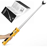 West Thorne Pro Retractable Cattle Prod, Livestock Prod with LED Light, Waterproof Animal Herding Tool for Cattle, Pigs and Goats, Heavy Duty Livestock Management(42in)