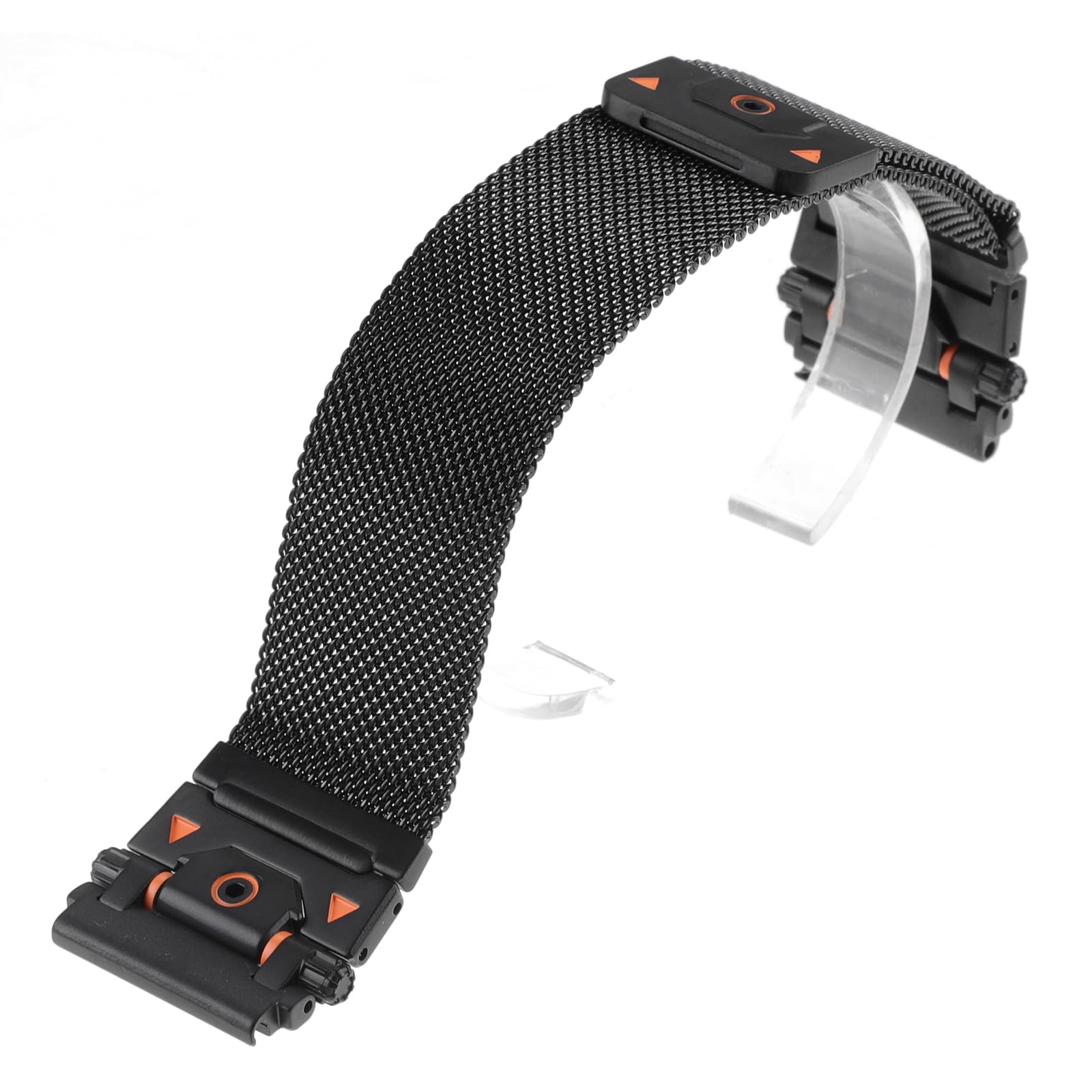 Photo 1 of 22mm Stainless Steel watch band strap compatible with for Garmin Venu 4 3 2 45mm, Forerunner 965/ 955/255 46MM?Vivoactive 4 45mm for Huawei Watch GT 2 3 4 5 46mm for Galaxy watch 3 45mm, Galaxy watch 46mm, Galaxy Gear S3 Frontier & Classical (black, 22mm)