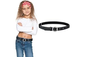 Monopa Kids Elastic Belt for Girls - Adjustable Toddler Stretch Belt for Girls and Boys 3-16 Years