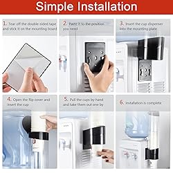IWNTWY Cup Dispenser, Wall Mount Water Cooler Cup