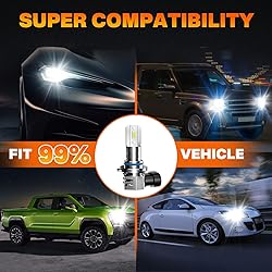 RCJ 9005/HB3 Bulbs, Fog Light 6000K Cool White with