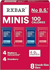 RXBAR Minis Protein Bars, Protein Snack Bars, Variety Pack, 7.3oz Box (8 Bars)