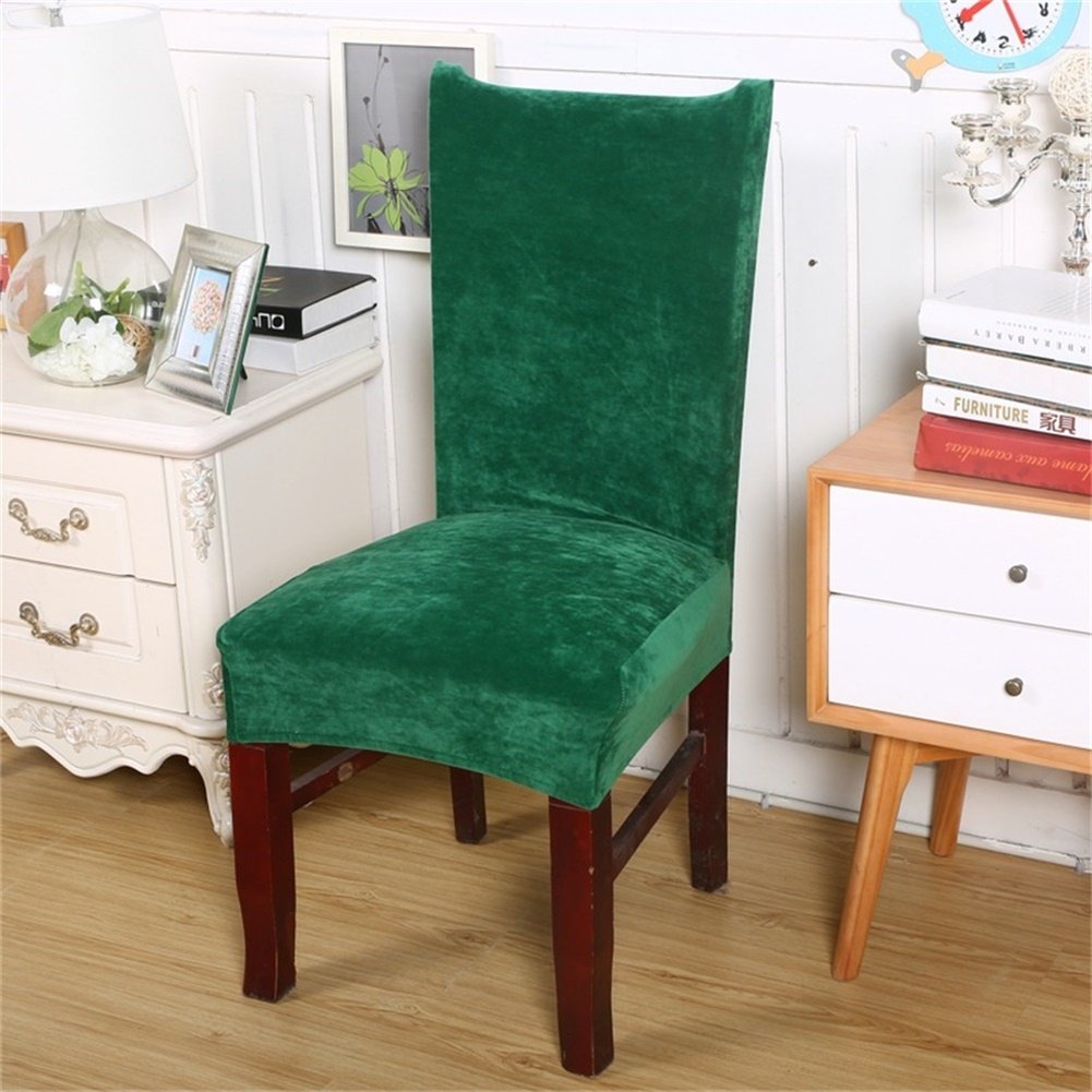 Large Stretch Chair Covers for Dining Chairs Velvet ...