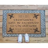 Funny Welcome Doormat For Entrance Way Porch Decor Mat Anti-Slip Novelty Gift 23.7