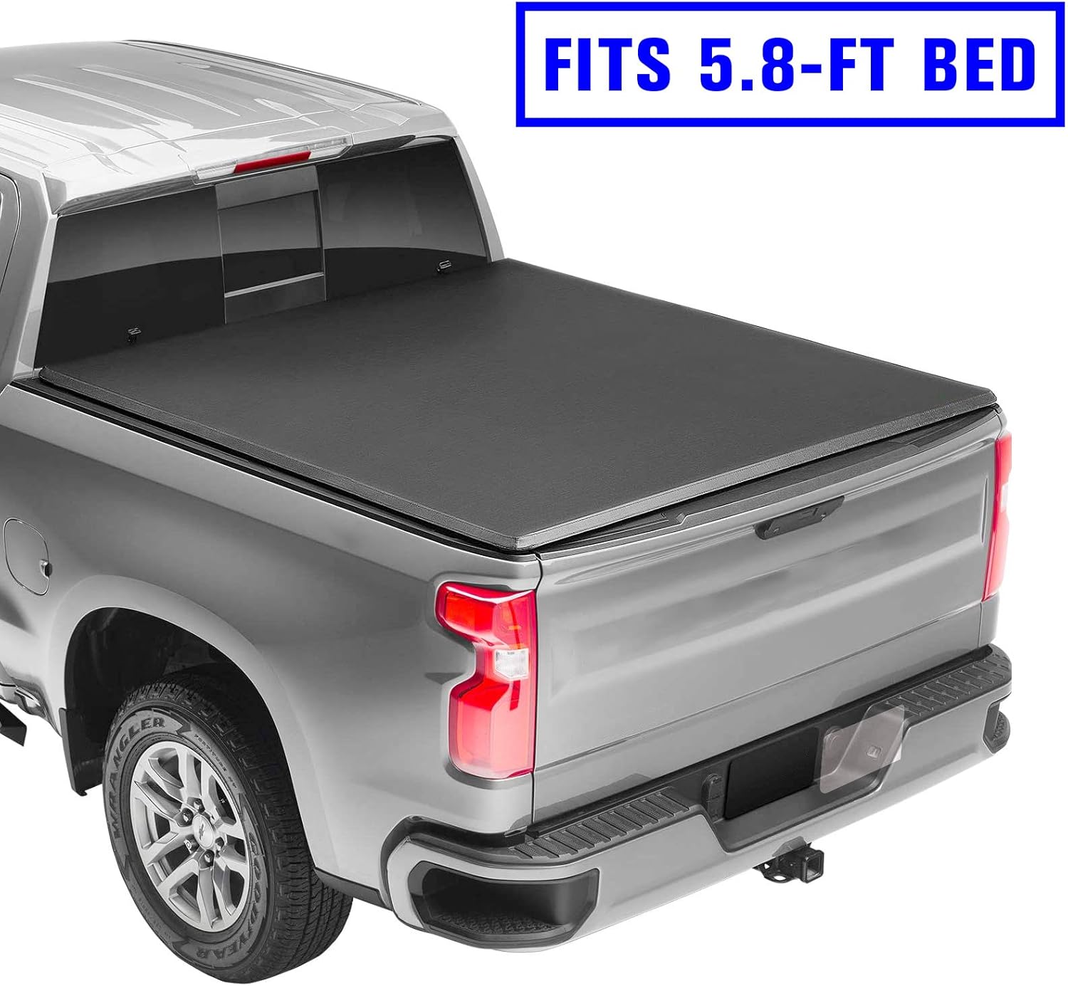 Soft TriFolded Truck Bed Tonneau CoverFits 20072013