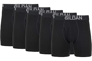 Gildan Men's Underwear Cotton Stretch Boxer Briefs, Multipack