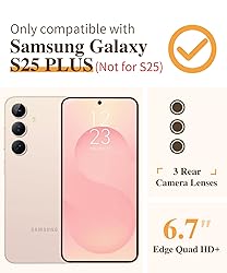 GVIEWIN for Samsung Galaxy S25 Plus Case Compatible