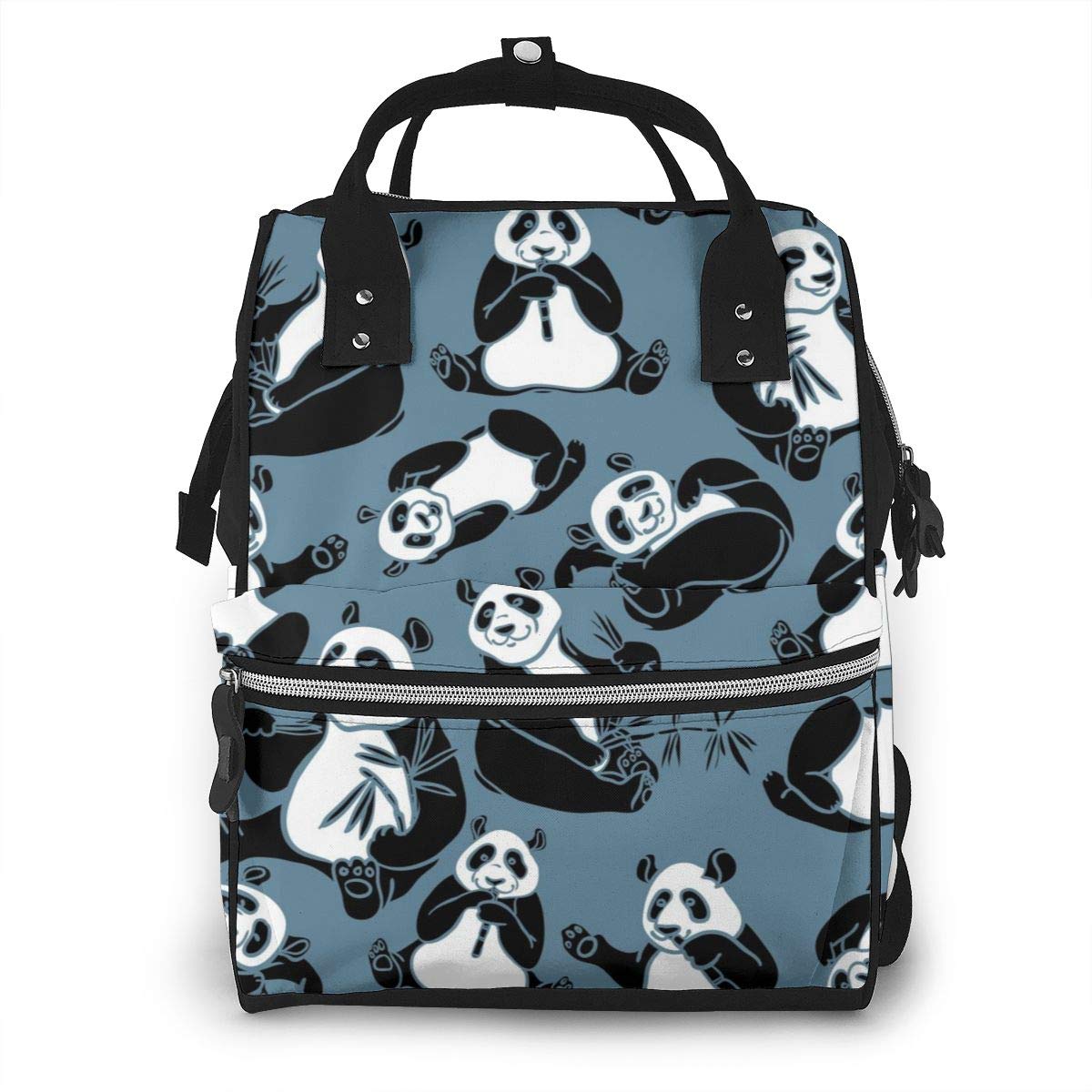 panda blue diaper bag