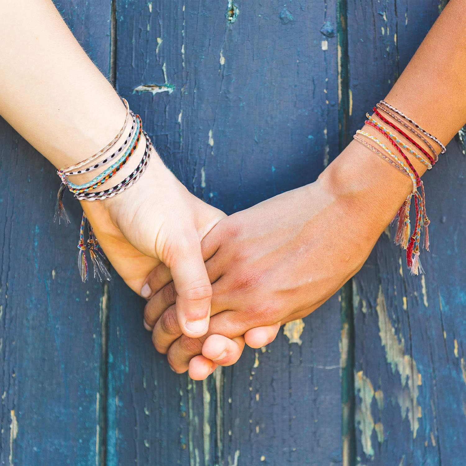 28 Pieces Woven Wrap Friendship Bracelets Handmade Braided Friendship Bracelet Adjustable Colorful Beaded Bracelet: Clothing