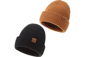 LMLALML Beanie for Toddler Boys Elegant Baby Beanie Knit Winter Hat for Kids