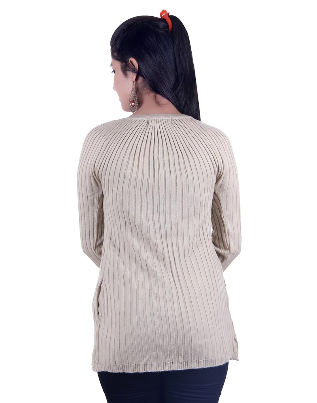 ogarti women's woolen cardigan(919camel, beige, free size)