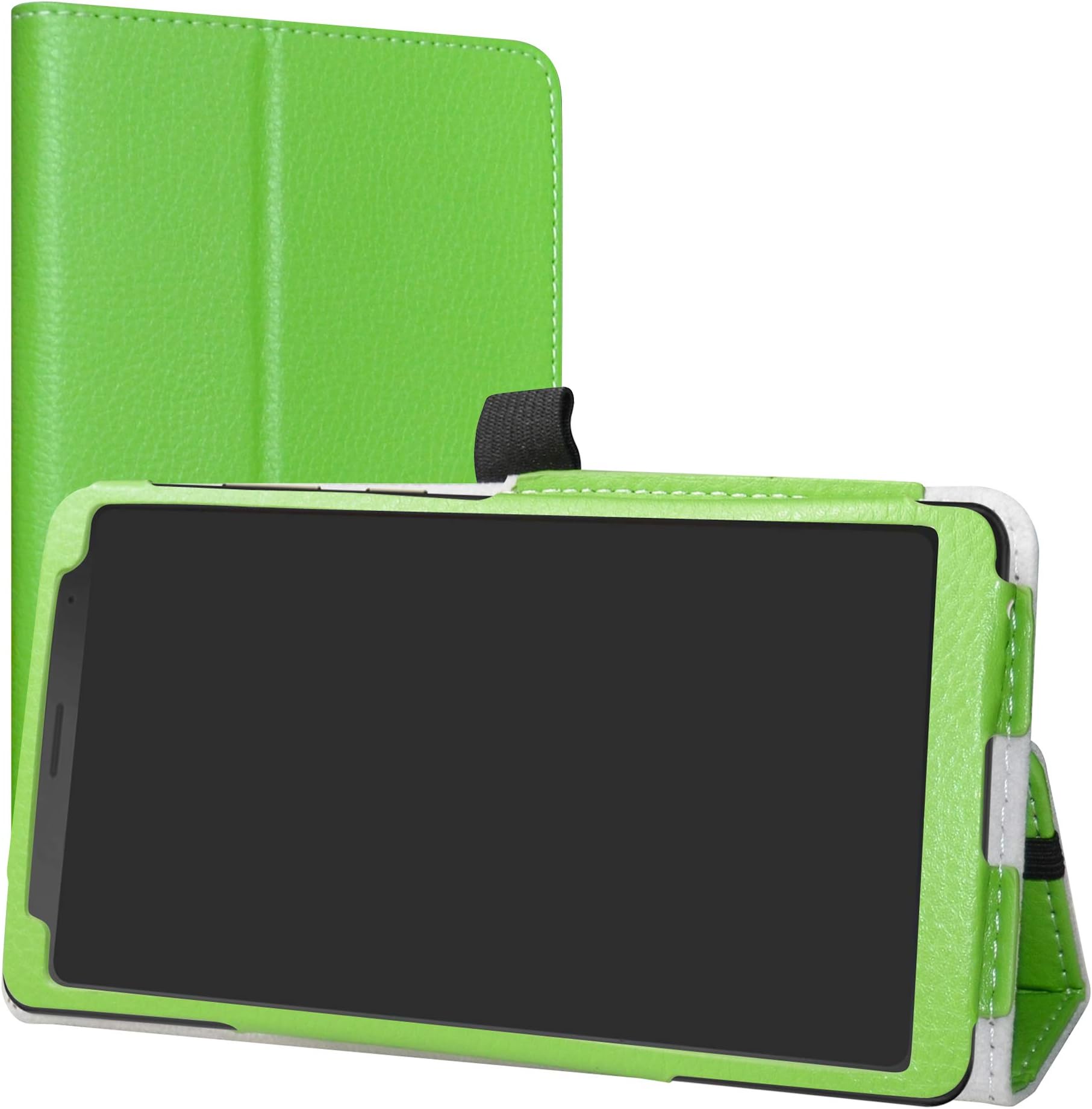 Lenovo Tab V7 Case,Labanema Stand Folio Case Cover for 7.0" Lenovo Tab V7 Tablet - Green