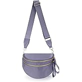 Spacious Nylon Crossbody Bag Bum Bag Handbags Wallets Purses Trendy Shoulder Bag for Women