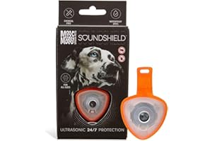 MAX & MOLLY URBAN PETS Max & Molly Soundshield Ultrasonic Tag for Dogs & Puppies of Any Size, Attachable for Any Collar or Harness, Safe and Easy Defense Using Ultrasonic Technology Without Any Harmful Chemicals